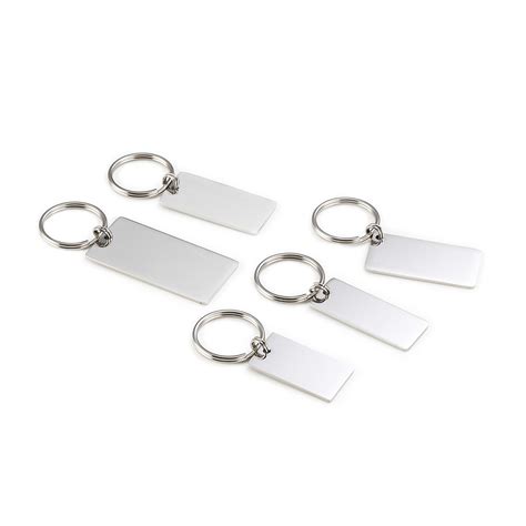 Steel/white Metal Keychain 